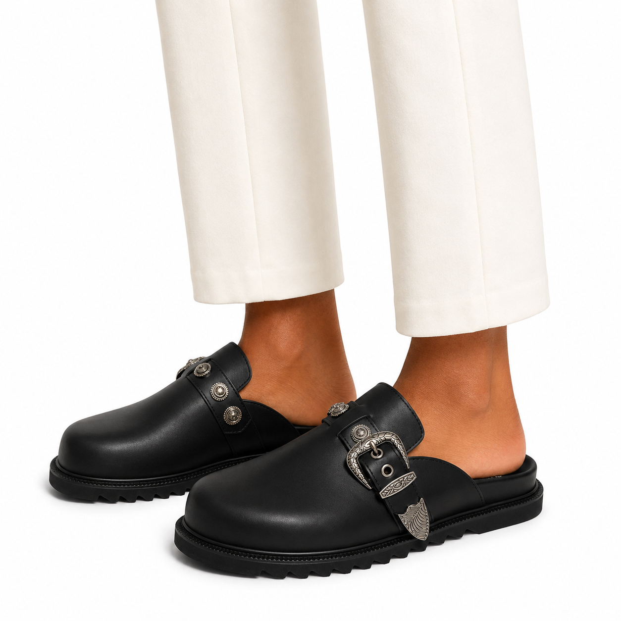 Babouche Toga F noir