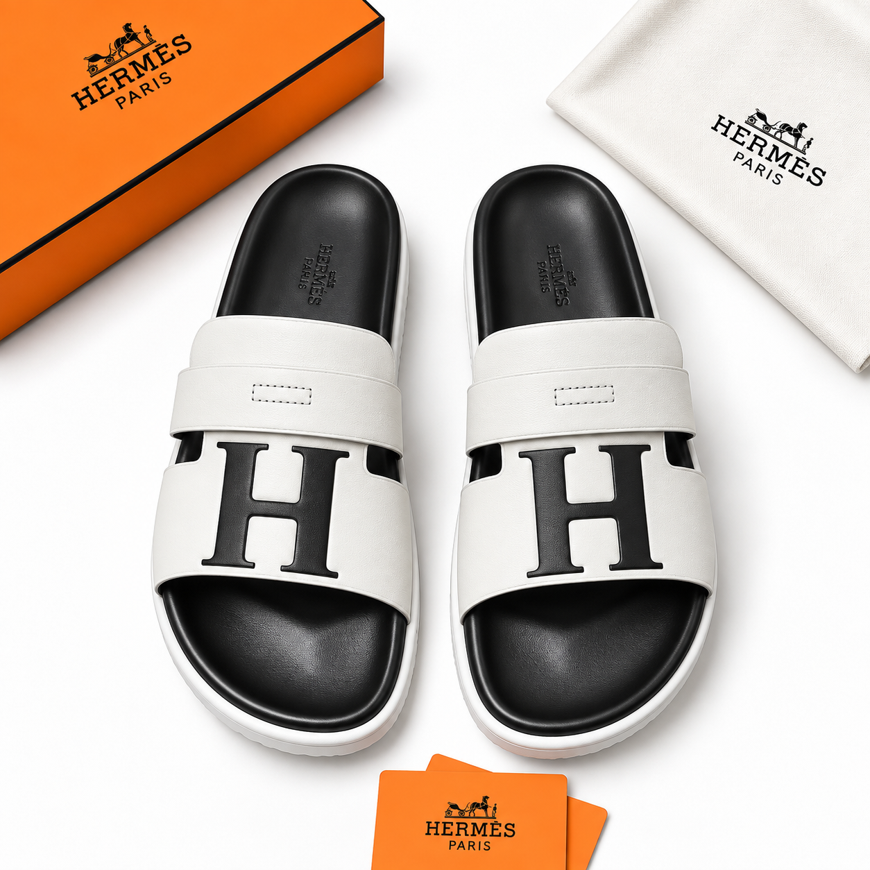 Sandales H-Slide (Blanc)