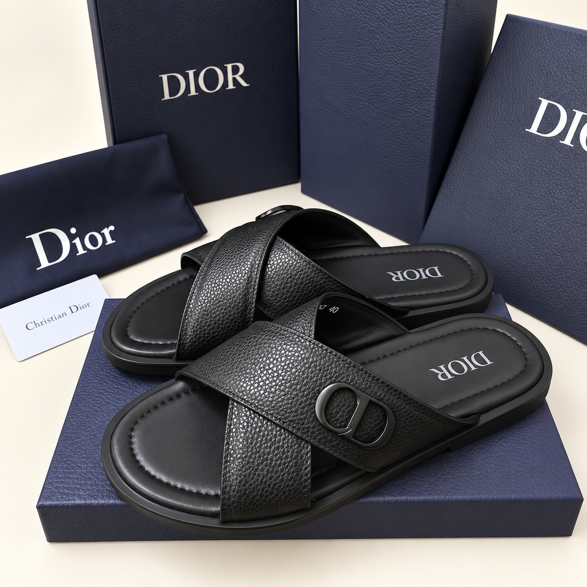 Dior CD Élégance cuir
