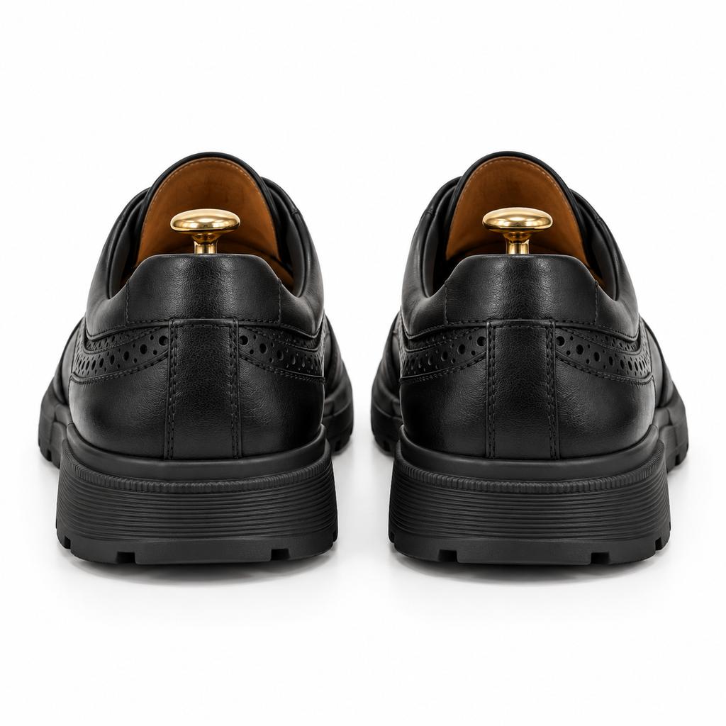 Sneaker Hansberg cuir gris