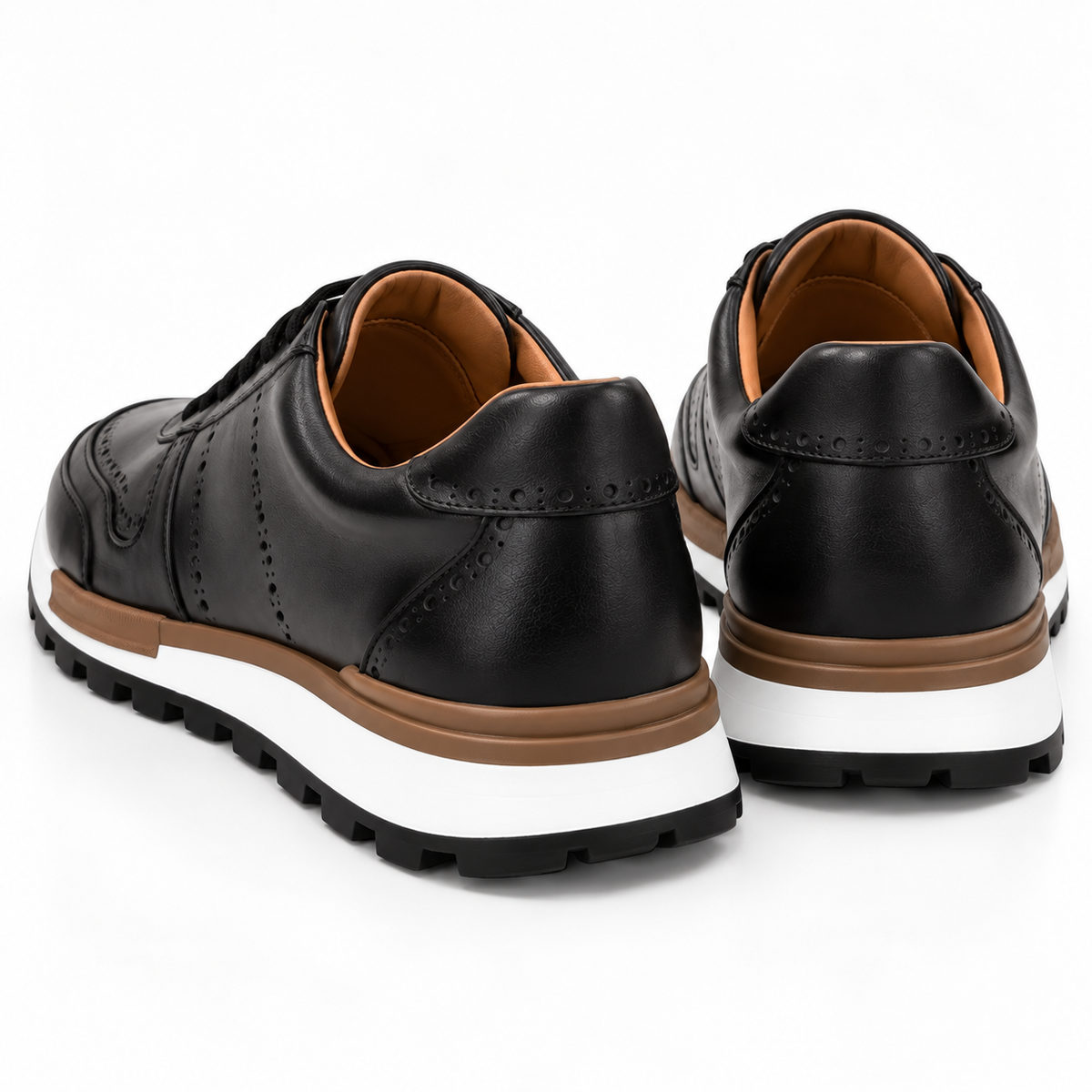 Sneaker hansberg cuir noir