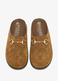 Babouche Gucci marron (daim)