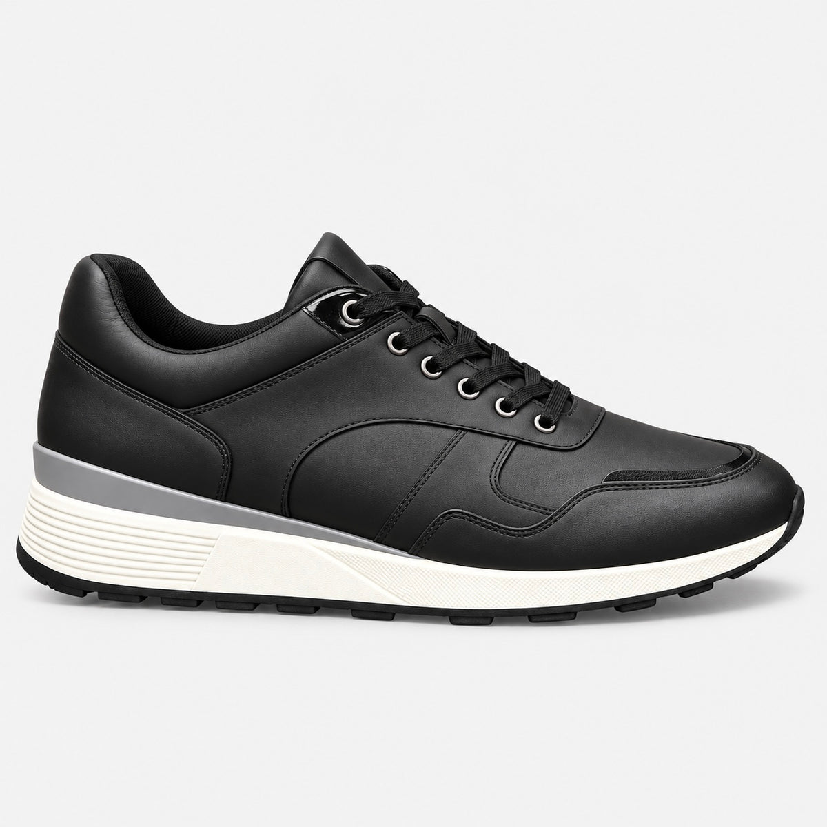 Sneaker zegna cuir noir