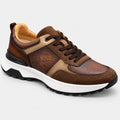 Sneaker Marron daim semelle blanche