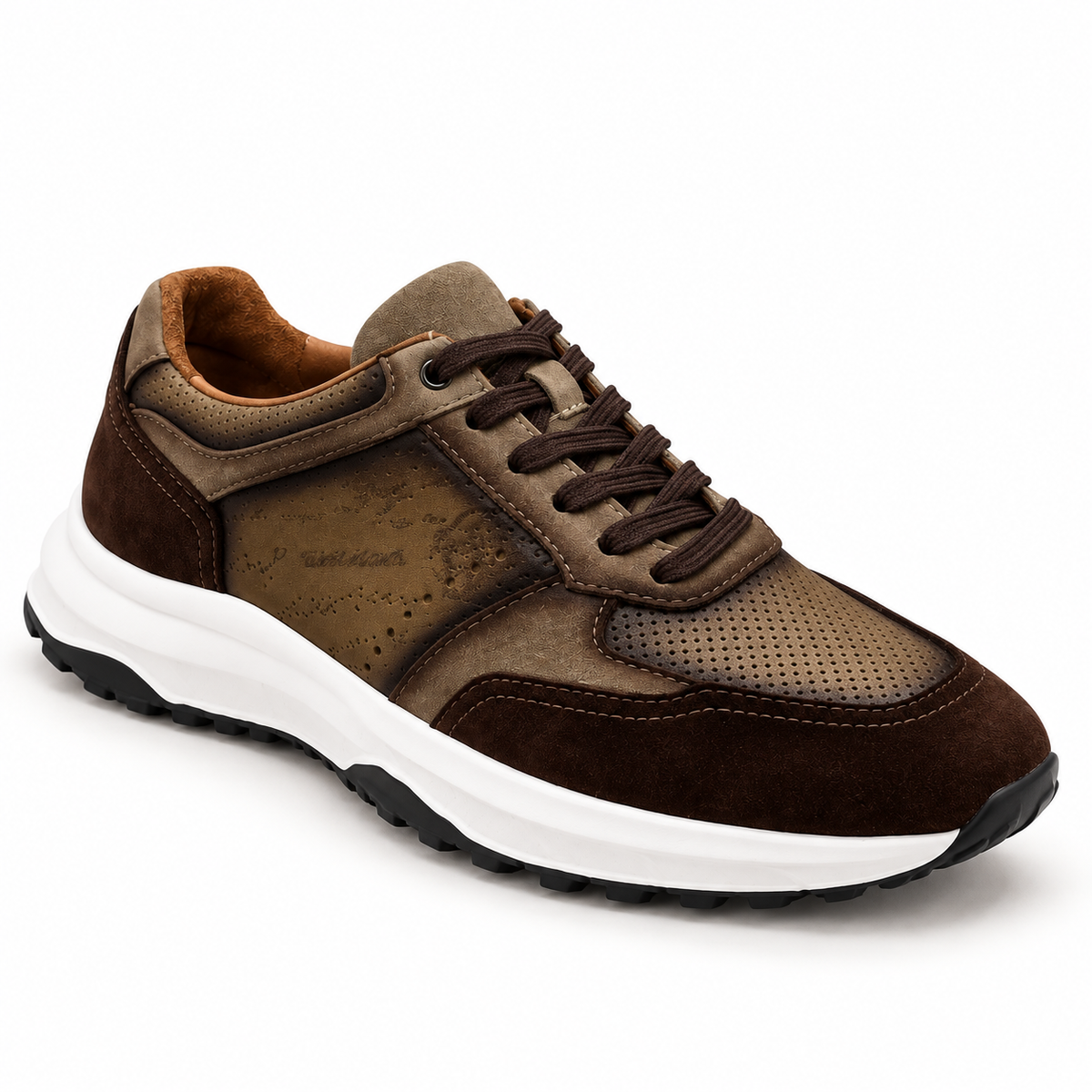 Sneaker Hansberg daim marron