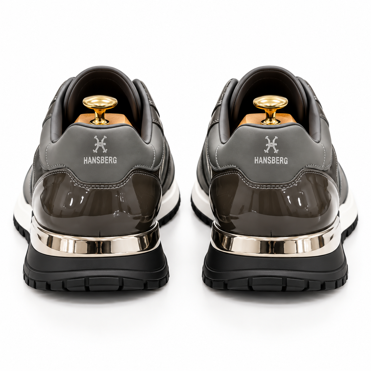 Sneaker Hansberg gris brillant
