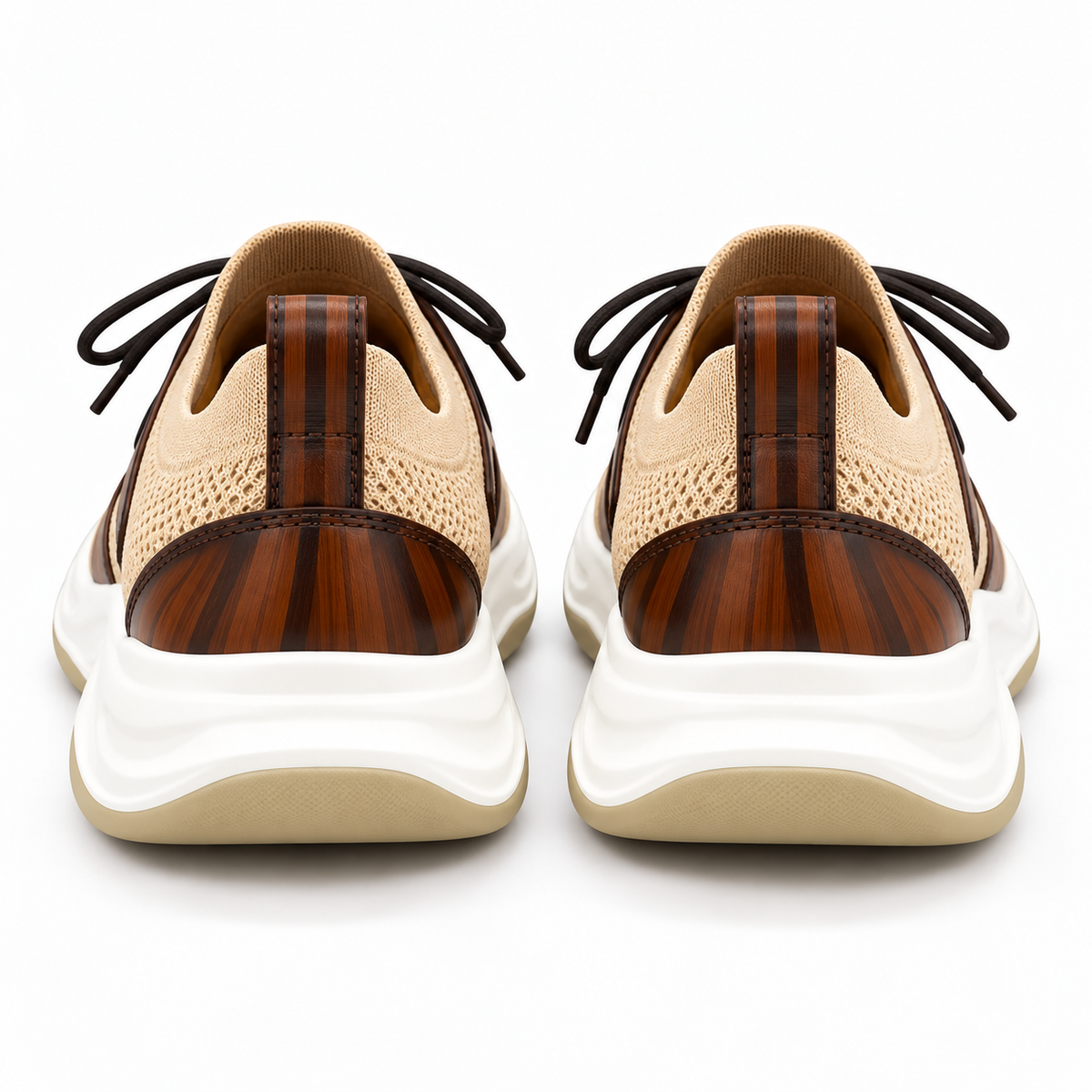 Sneaker hansberg en maille vert
