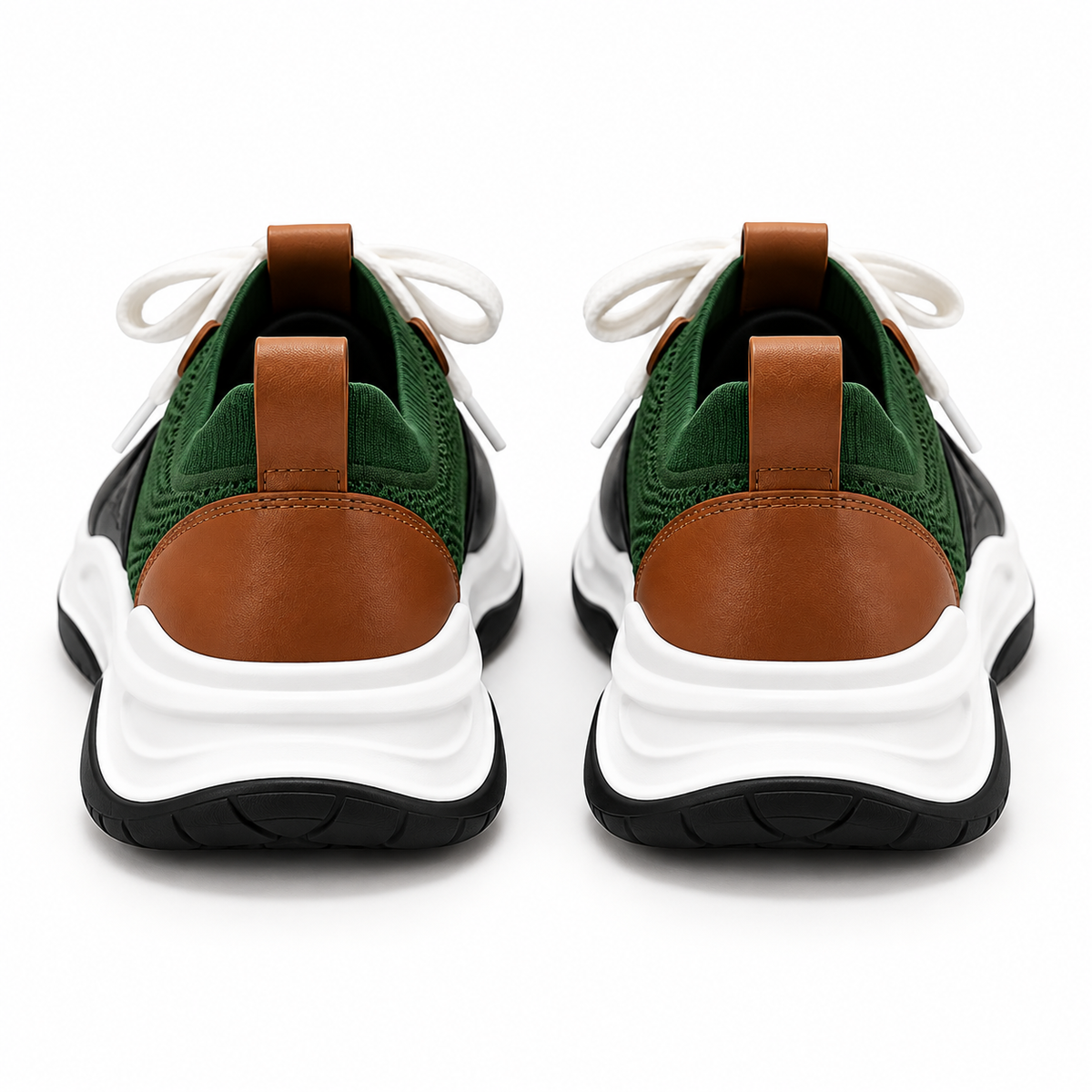 Sneaker Hansberg en maille vert