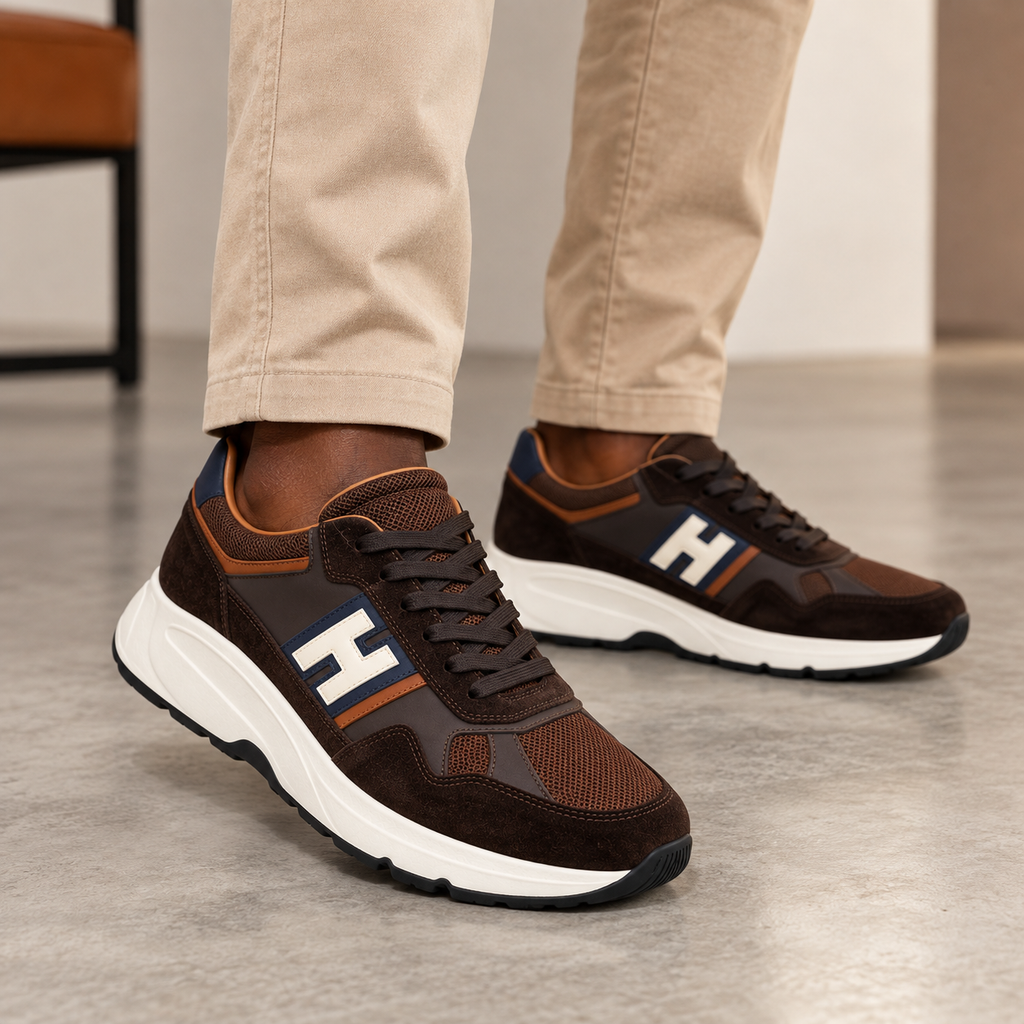 Sneaker Hansberg marron