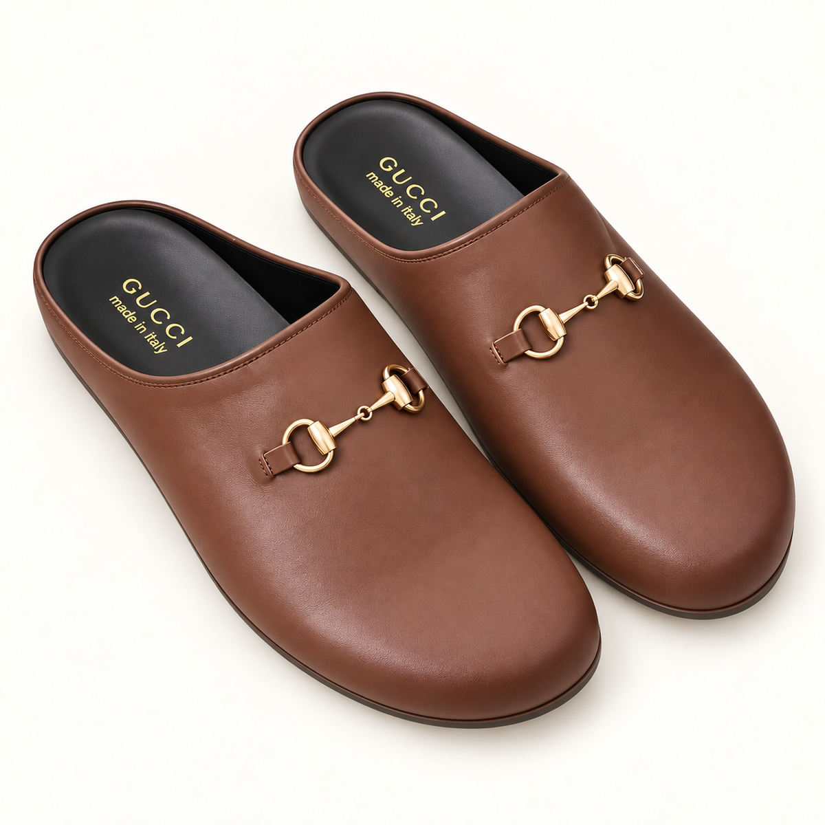Babouche GC marron (lisse)