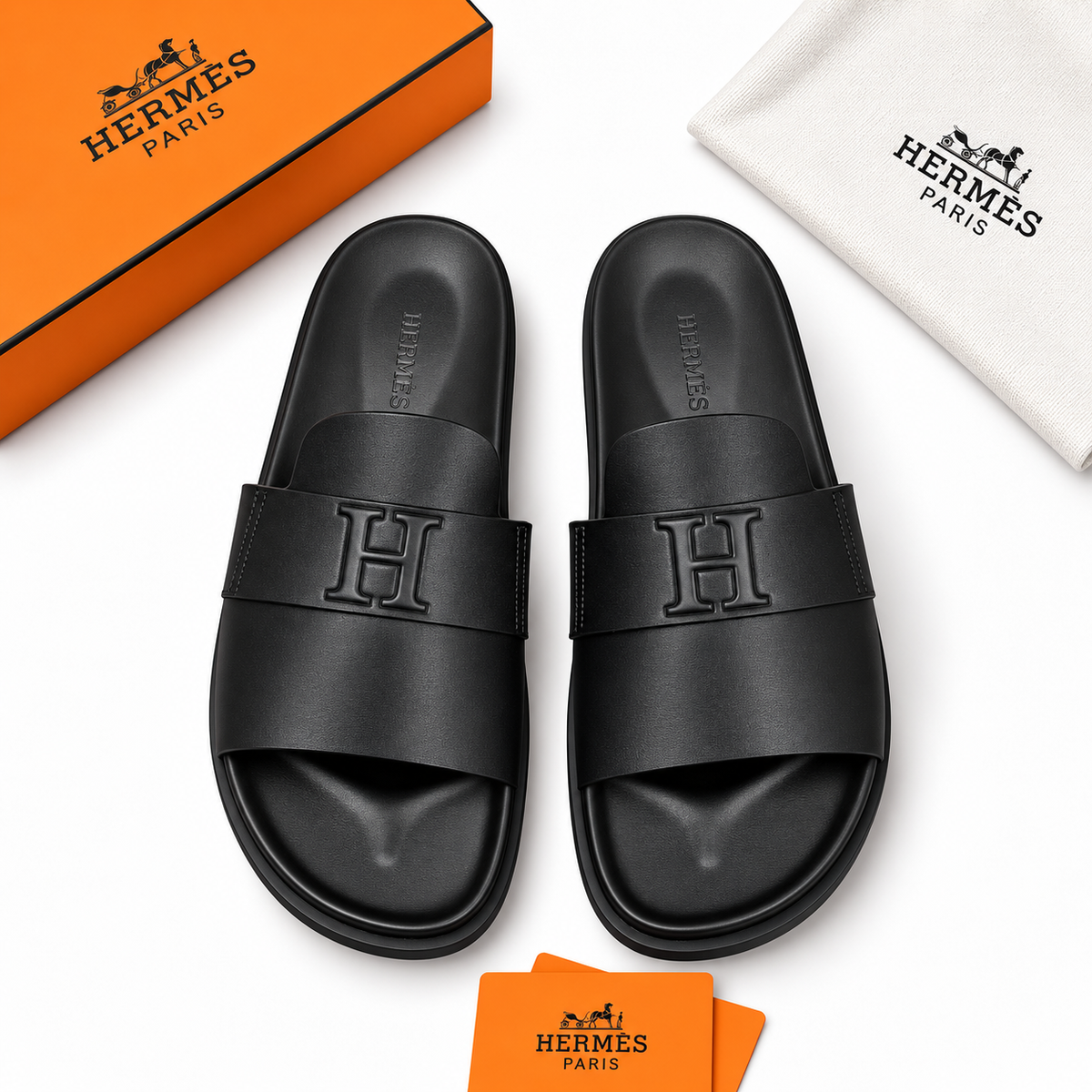 Sandales H-Slide (Noir)