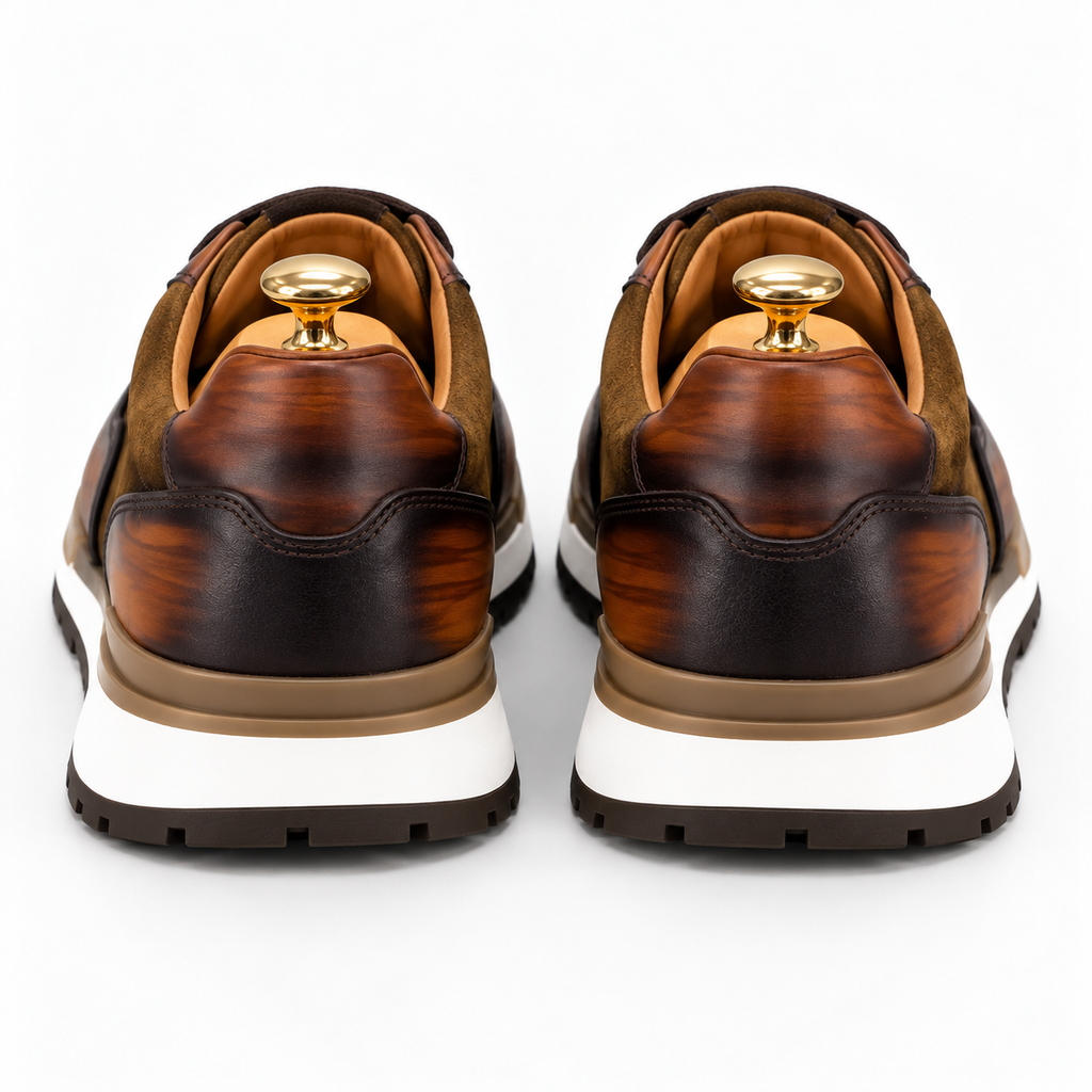 Sneaker prestige cuir marron