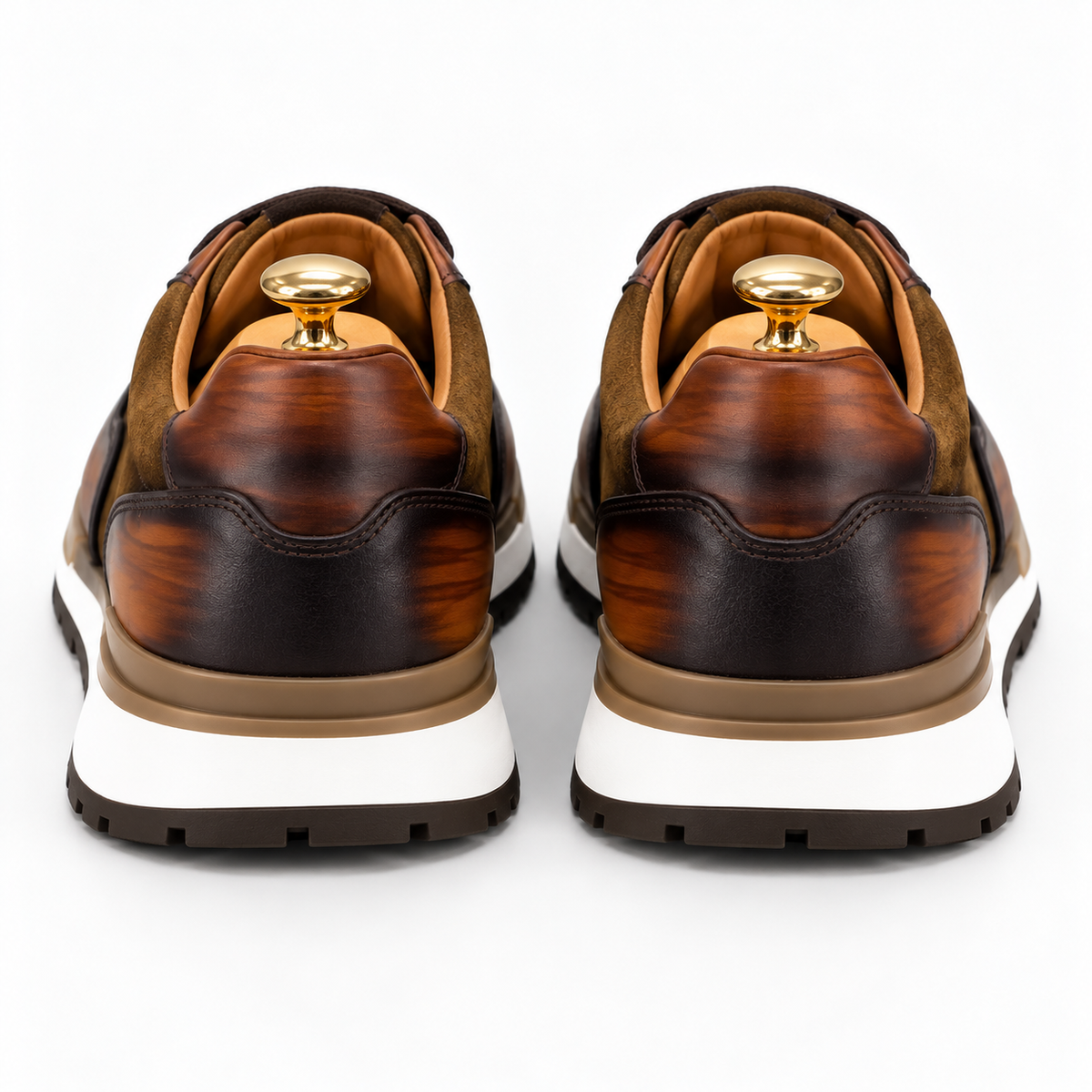Sneaker prestige cuir marron