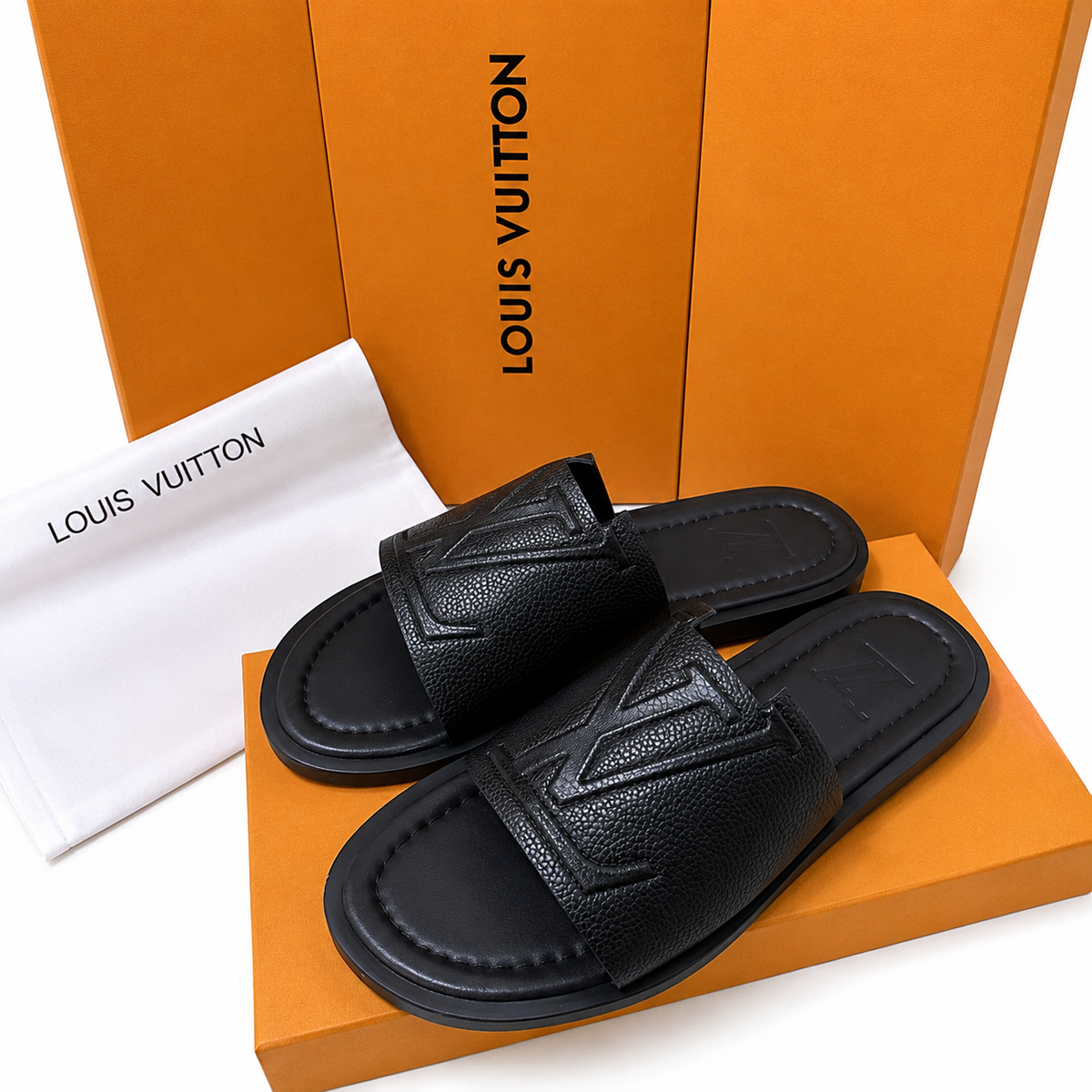 Claquette LV Noir