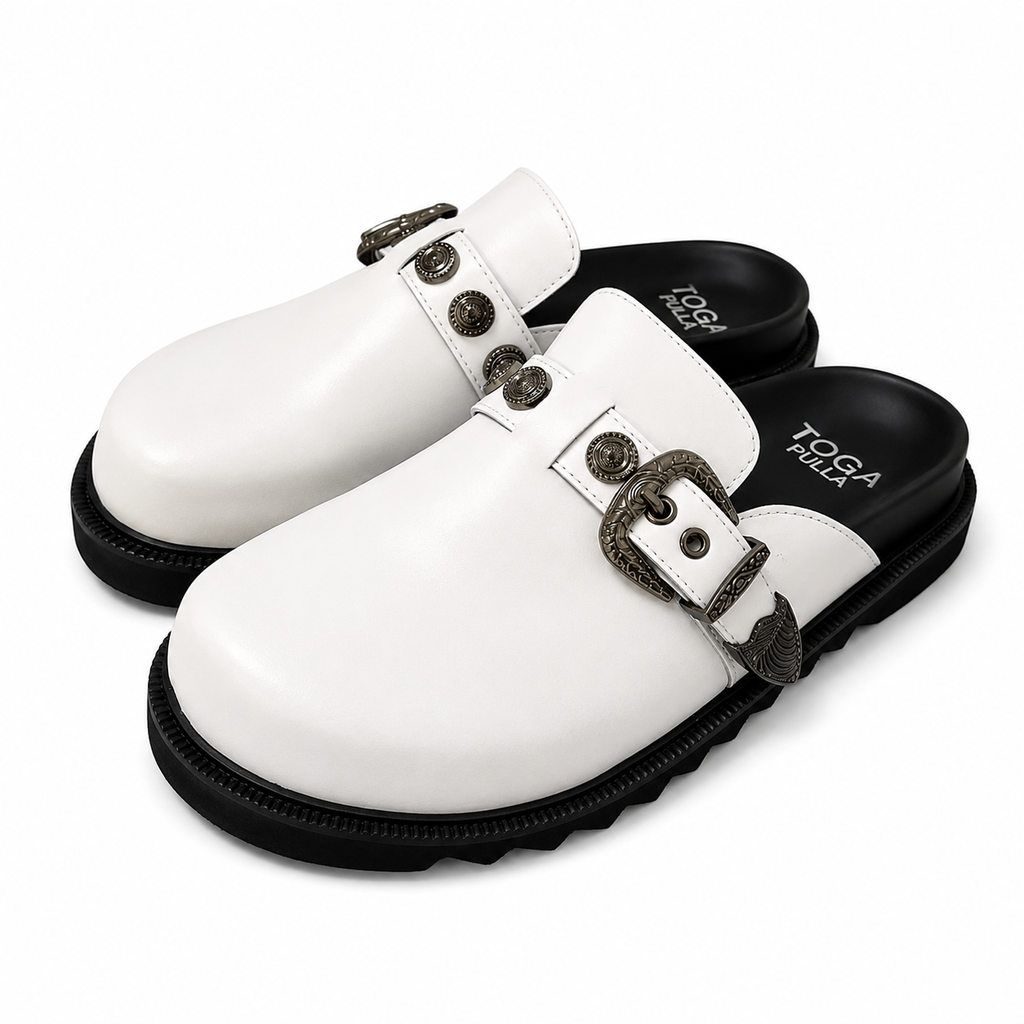 Babouche Toga F blanc