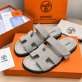 Sandales Hermes chype (Gris)