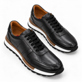 Sneaker hansberg cuir noir