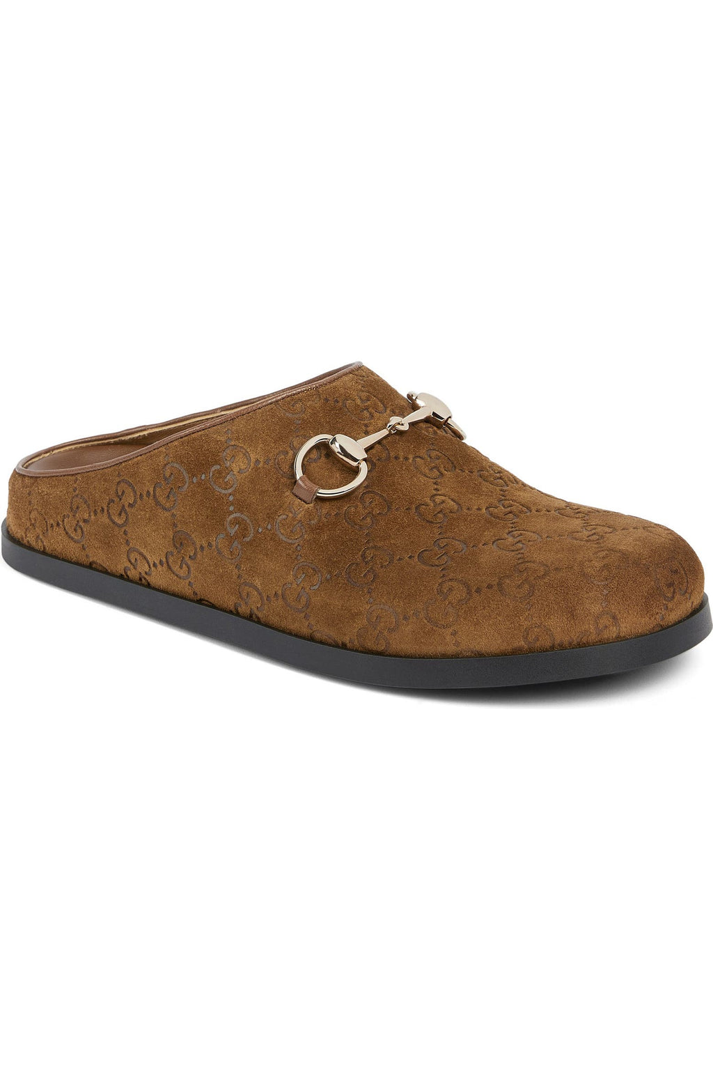 Babouche Gucci marron (daim)