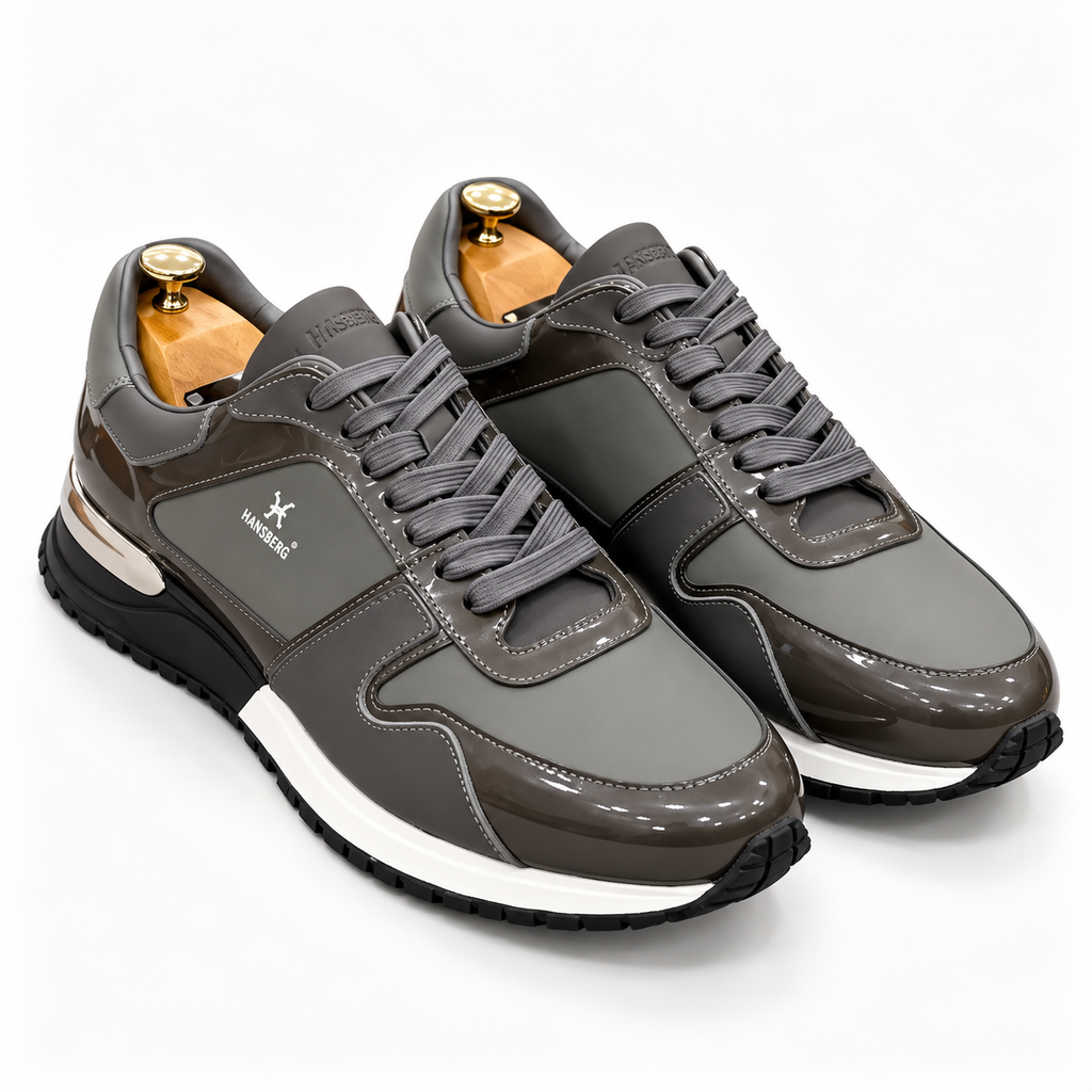 Sneaker Hansberg gris brillant