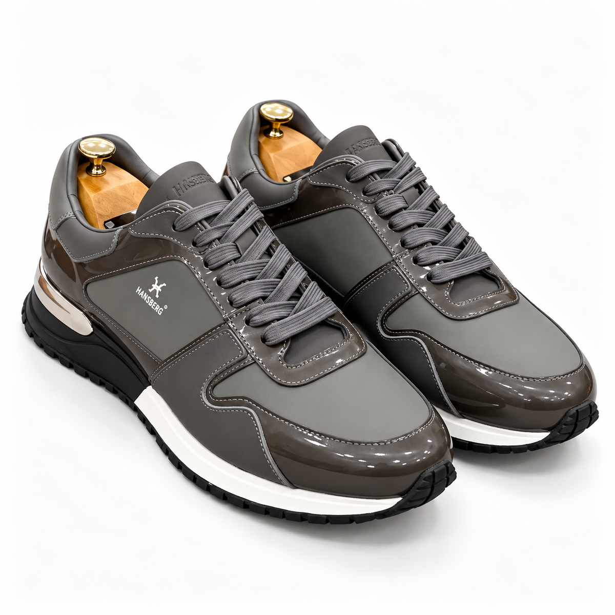 Sneaker Hansberg gris brillant