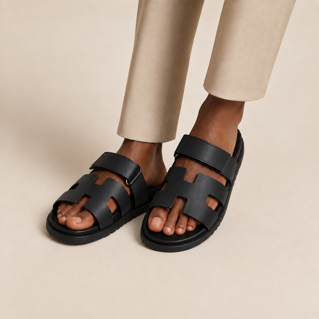 Sandales Hermes chype (noir)