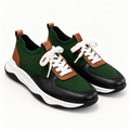 Sneaker Hansberg en maille vert