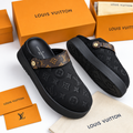 Sabot Monogram Mule - Noir