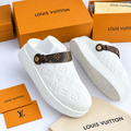 Sabot Monogram Mule - Blanc