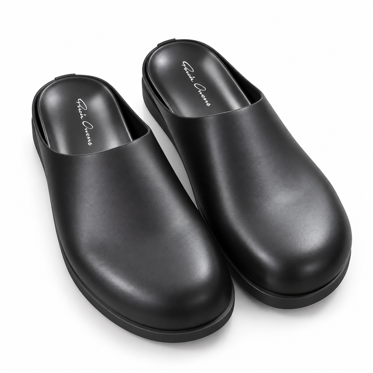 Mule ballerine noire