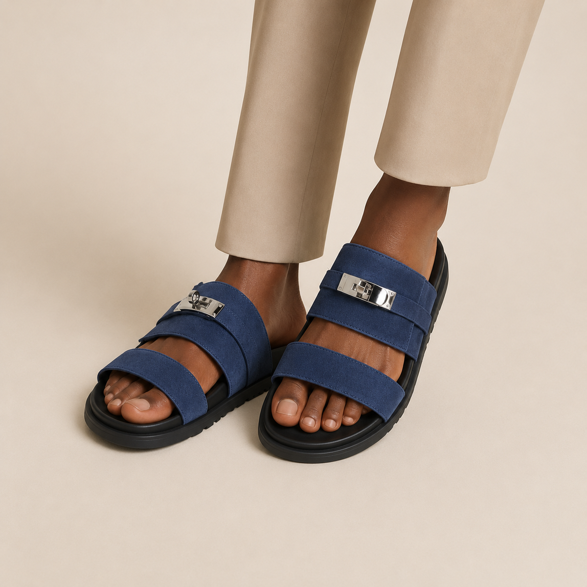 Sandales H jackson (bleu)