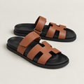 Sandales Hermes chype (marron/noir)