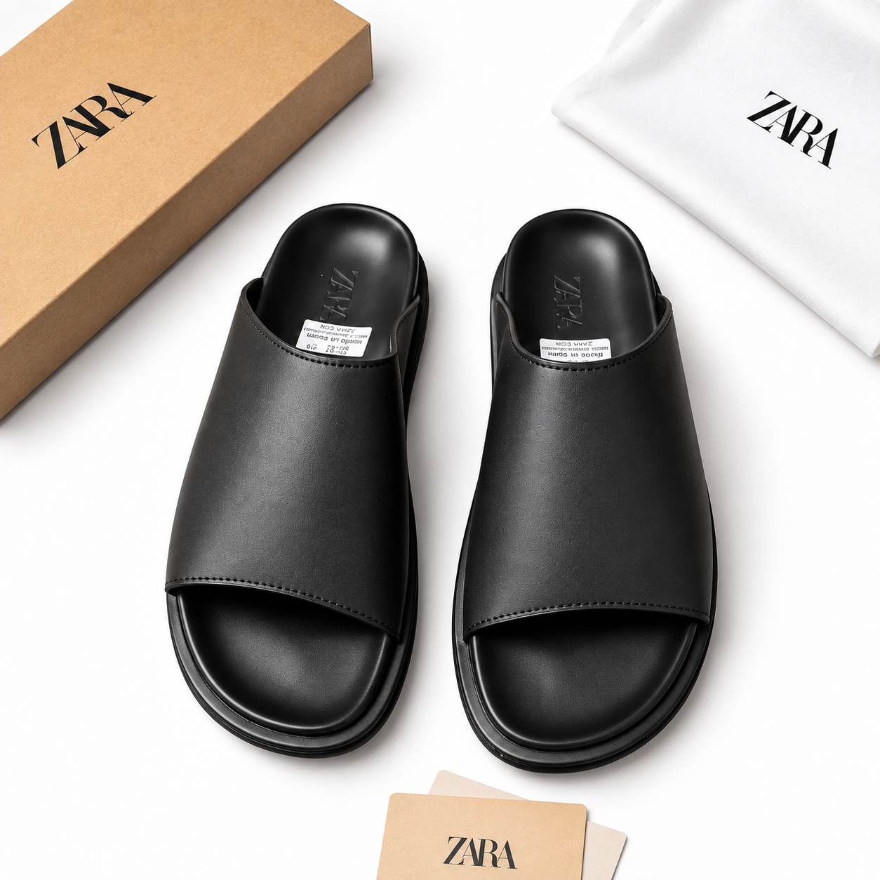 Claquette zara noir