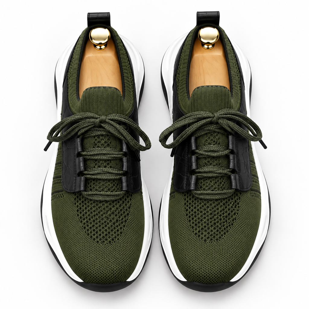 Sneaker Riviera vert