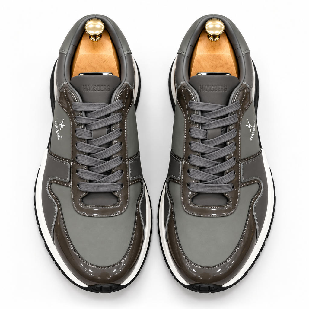 Sneaker Hansberg gris brillant