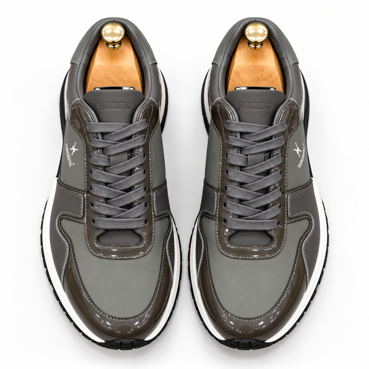 Sneaker Hansberg gris brillant