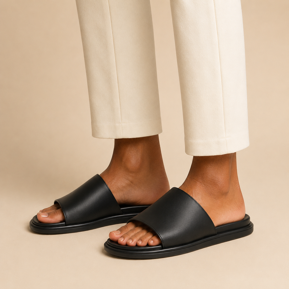 Claquette zara noir