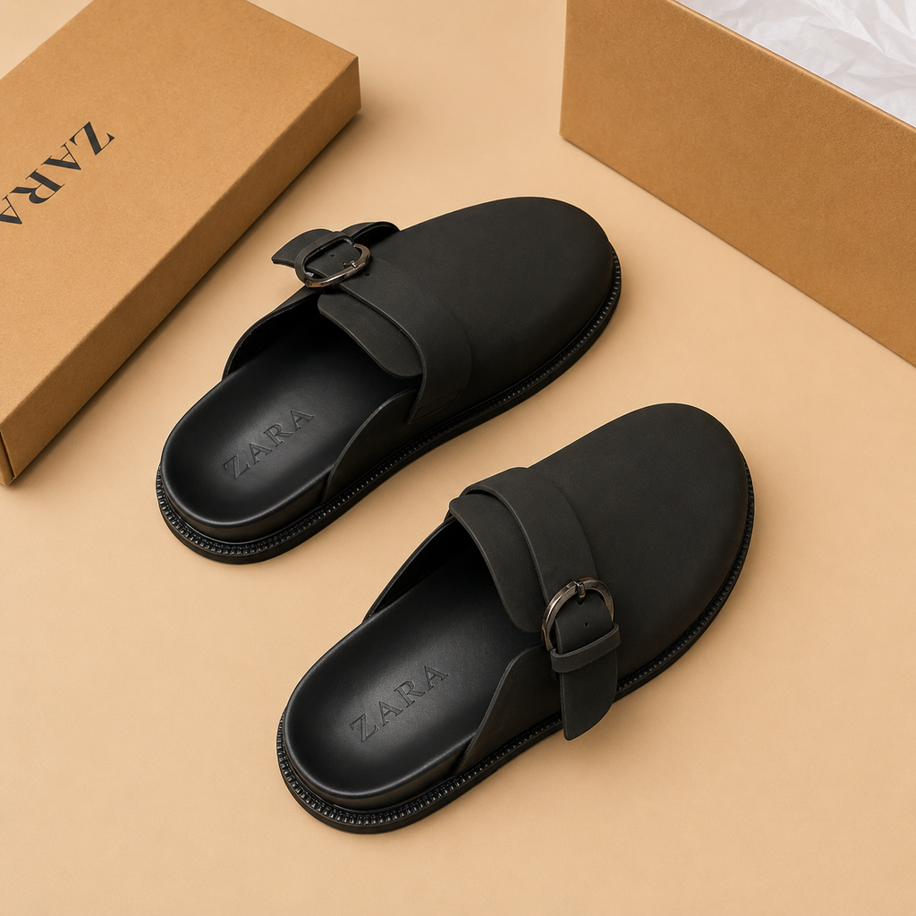 Babouche zara noir