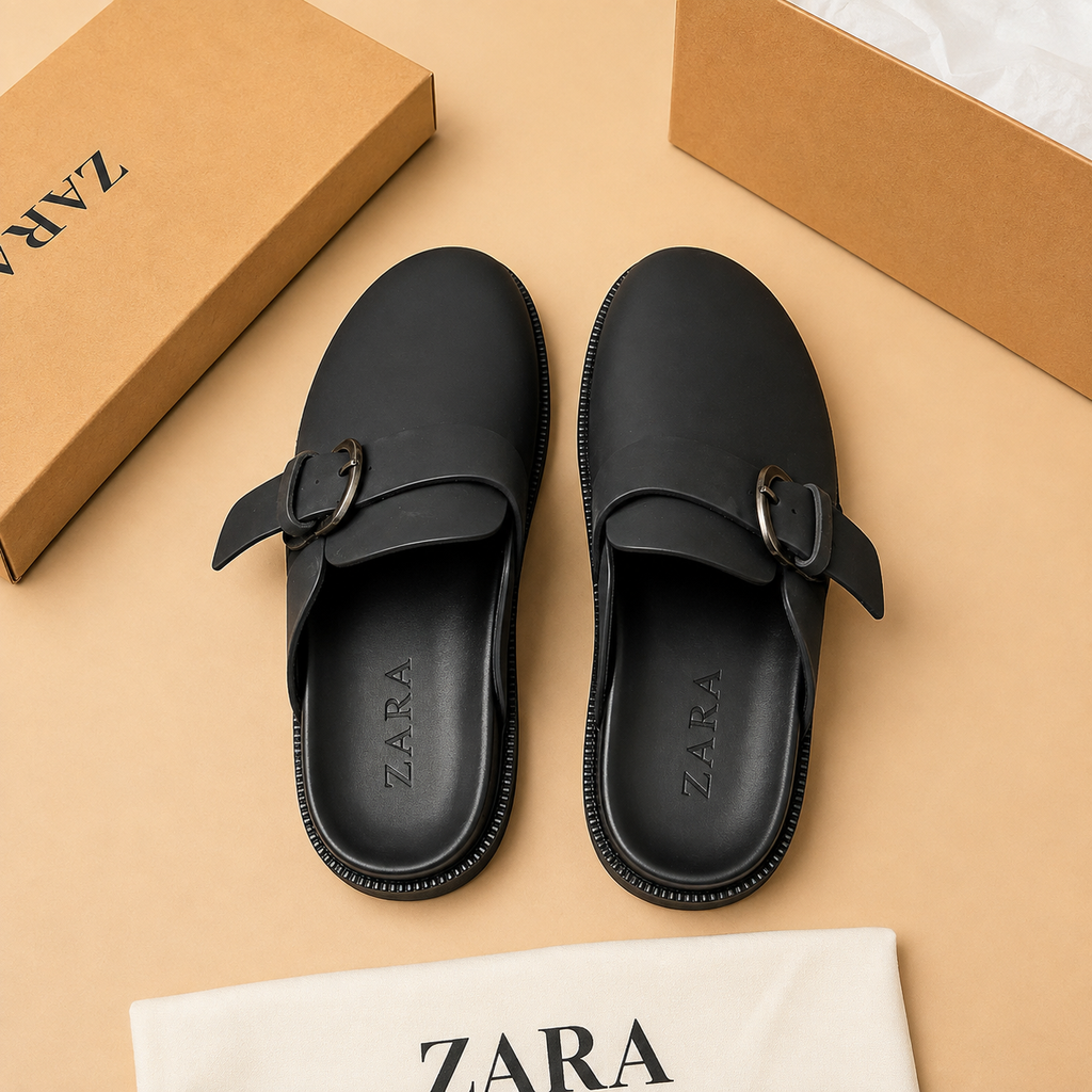 Babouche zara noir