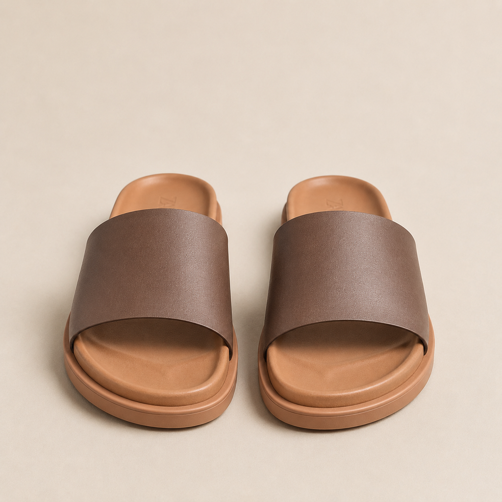 Claquette Zara marron