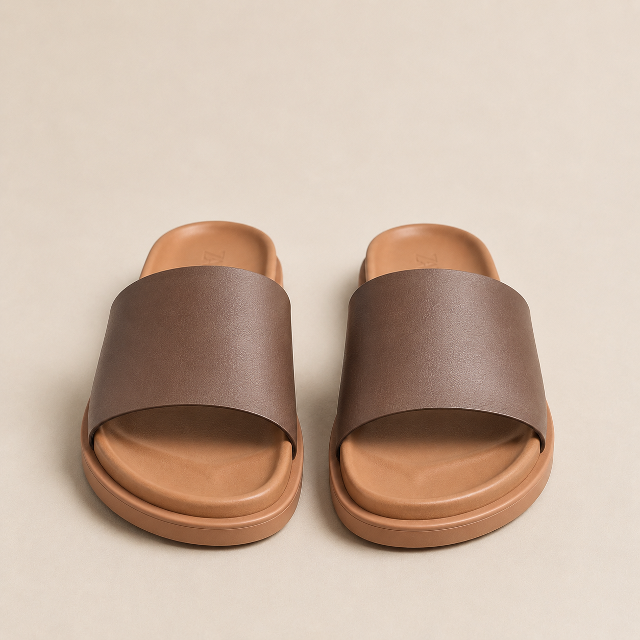 Claquette Zara marron